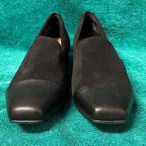 Collection By Clarks Women's Tilmont Step Black Suede Loafer